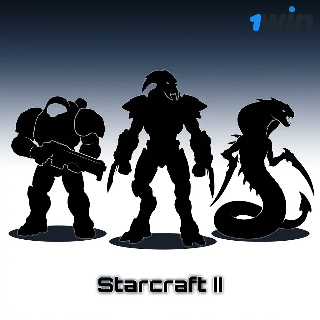 Professional Starcraft II esports competition showing real-time strategy gameplay with multiple units and base management